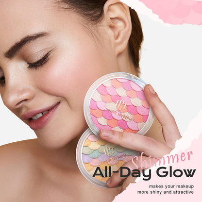Color Nymph Powder Blush & Highlighter Set | Mermaid-Inspired, Vegan & Cruelty-Free