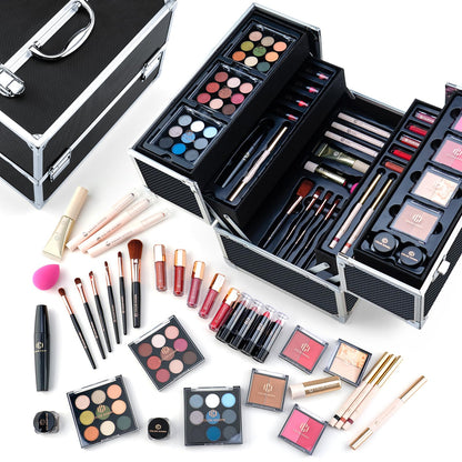 Color Nymph All-in-One Makeup Set for Teens & Women | Train Case Kit