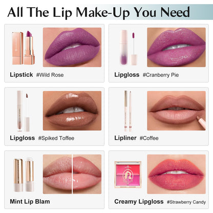 Color Nymph All In One Makeup Kit for Girls – Beginner 18-Color Set in Green Case