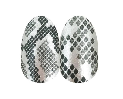 Color Street Goodnight Hiss Nail Strips - Shimmer Finish, 16 Double-Ended, USA Made