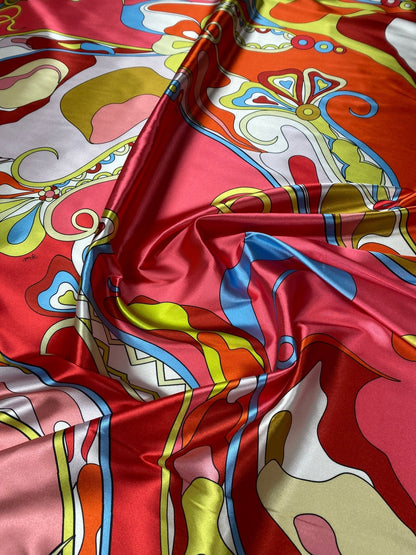 Colorful Abstract Pattern Fabric Custom Printed by the Metre