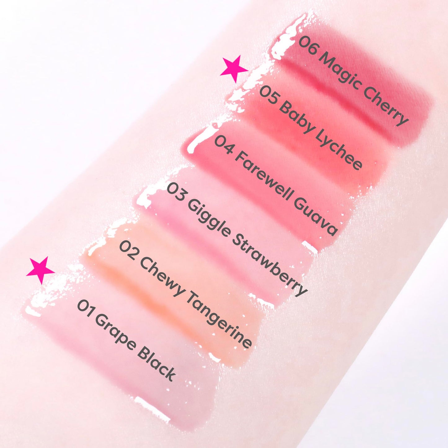 COLORGRAM Fruity Glass Gloss 01 Grape Black | Glass-Shine Lip Gloss, Non-Sticky & Hydrating