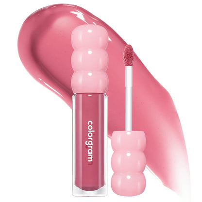 COLORGRAM Fruity Glass Gloss 04 Farewell Guava – Glass-Like Shine Lip Tint