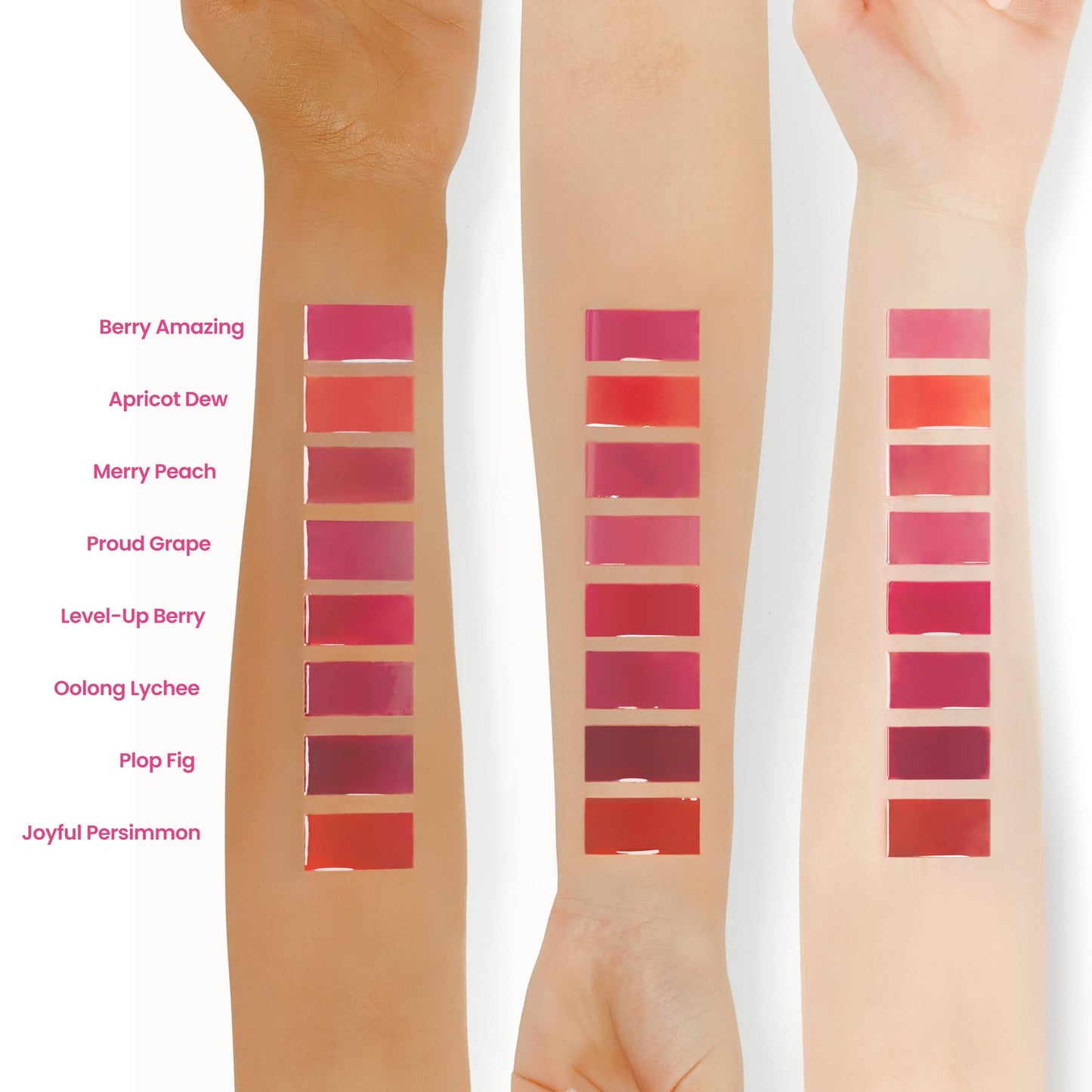 COLORGRAM Fruity Glass Tint Milk 01 Berry Amazing | Hydrating Lip Tint