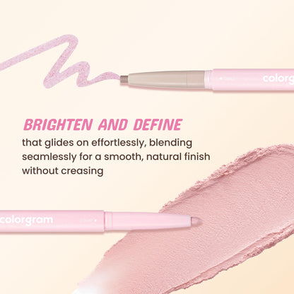 COLORGRAM Under Eye Highlighter Stick 07 Warm Peach | Double-Sided Glow & Contour