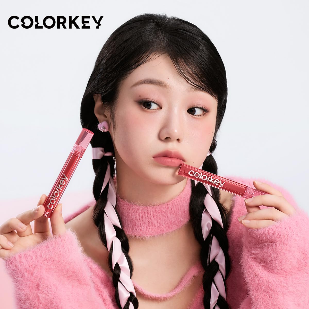 COLORKEY Airy Velvet Lip Tint Maple Ginger – Matte, Longwear Lip Color (O611, 3g)