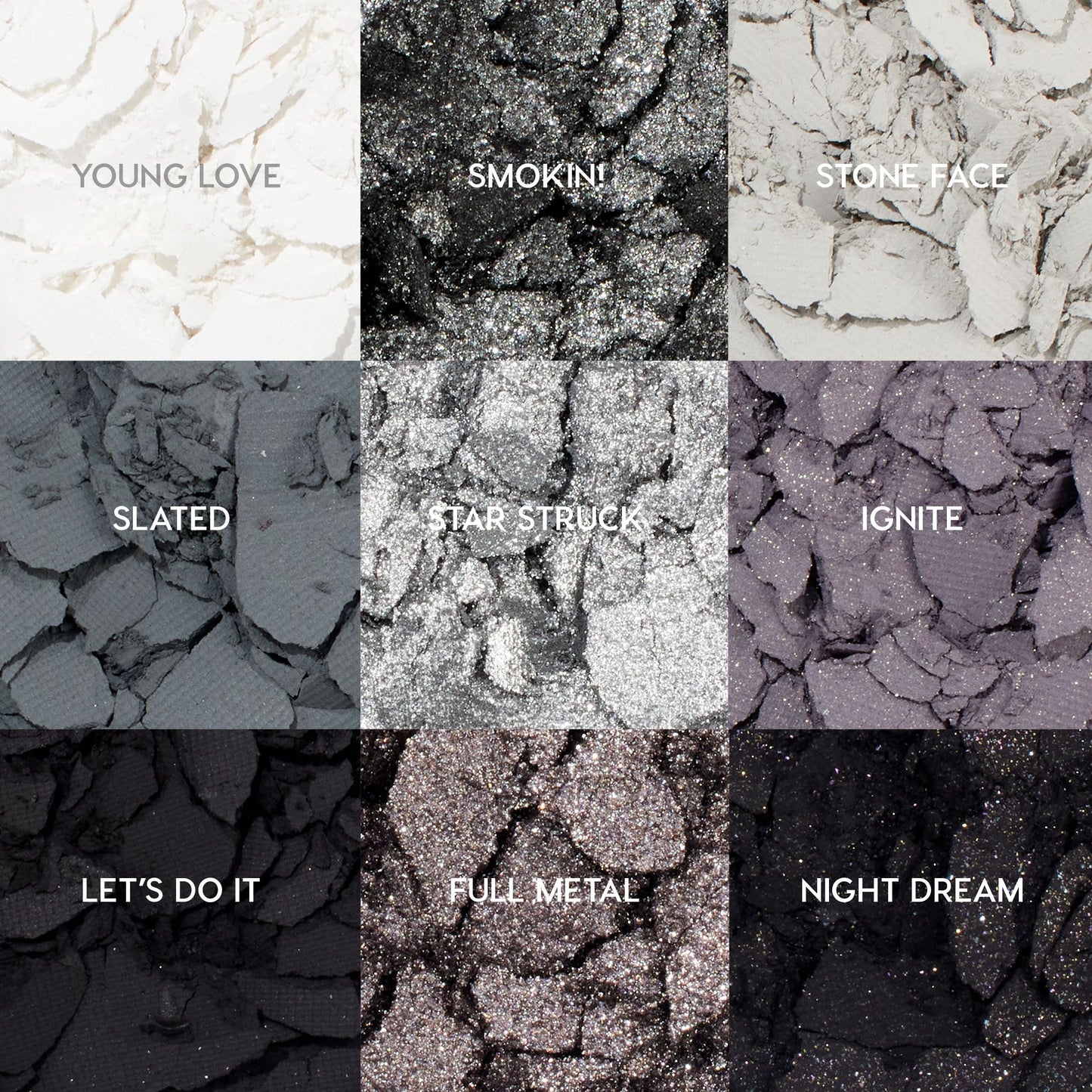 ColourPop Blowin' Smoke Eyeshadow Palette – Silver & Smokey Eye, 0.3 oz