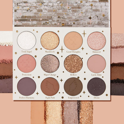 ColourPop 11:11 Eyeshadow Palette – Warm Nude Shades with Matte, Metallic & Glitter Finishes, Long-Wearing