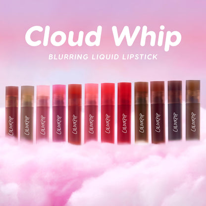 ColourPop Cloud Whip Liquid Lipstick – Soft Blurred Finish with Marshmallow, Cloudberry & Hyaluronic Acid