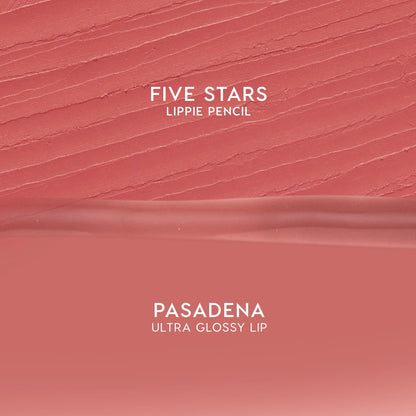 ColourPop Dream Duo Lip Kit – Five Stars Lippie Pencil + Pasadena Ultra Glossy Lip
