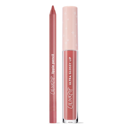 ColourPop Dream Duo Lip Kit – Five Stars Lippie Pencil + Pasadena Ultra Glossy Lip