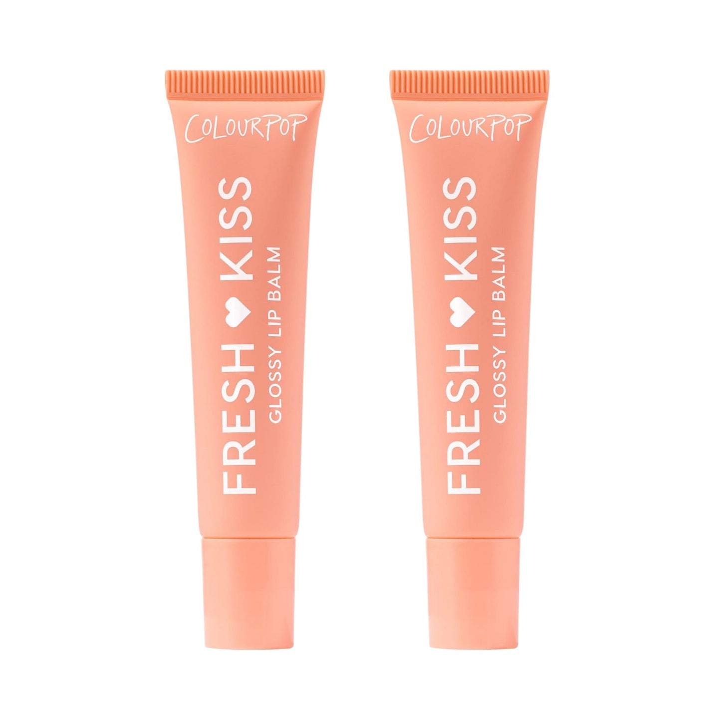 ColourPop Fresh Kiss Gloss Lip Balm Duo – Hydrating, Glossy Lip Care with Peptides & HA – Mango Sorbet