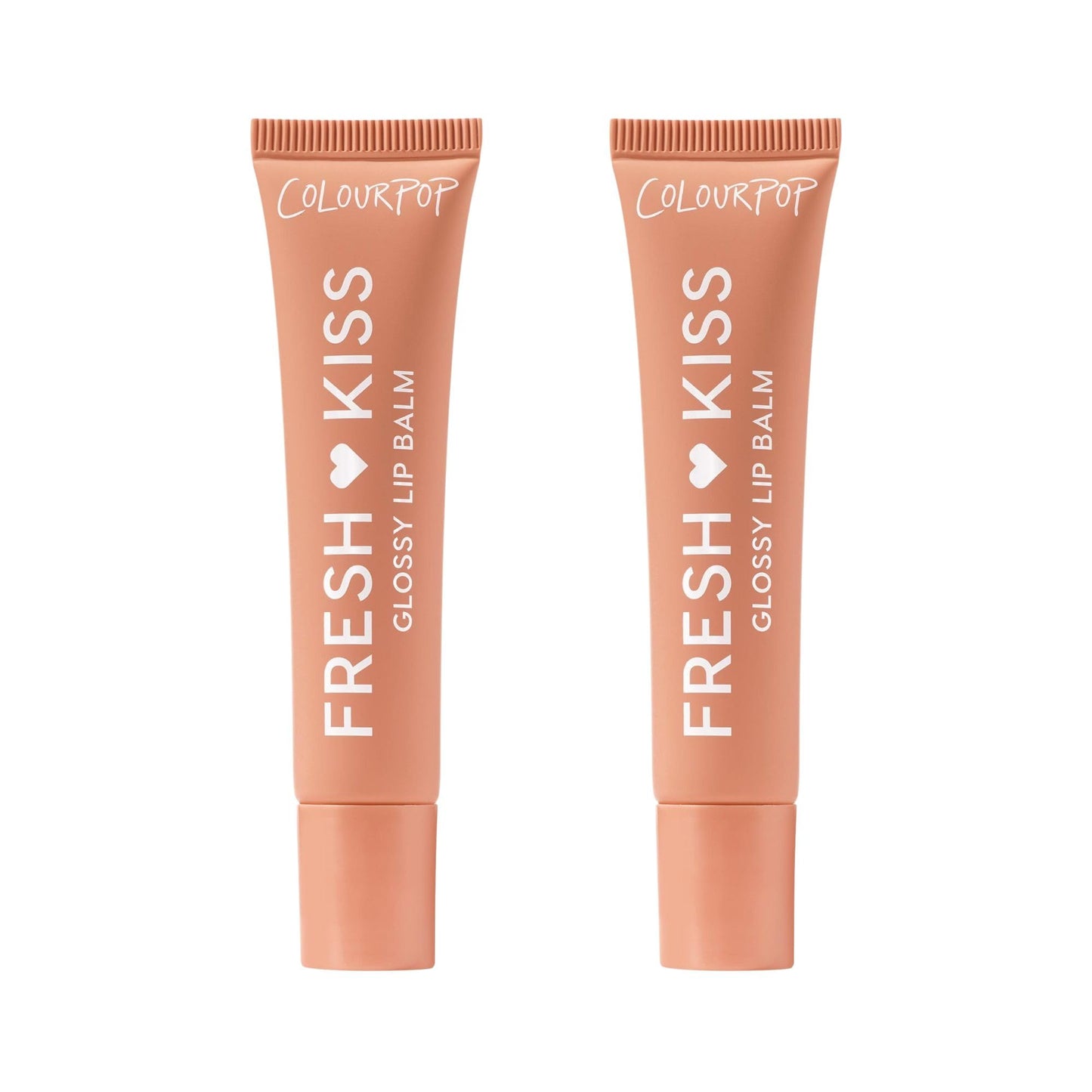 ColourPop Fresh Kiss Glossy Lip Balm Caramel Latte 2-Pack - Hydrating Lip Care