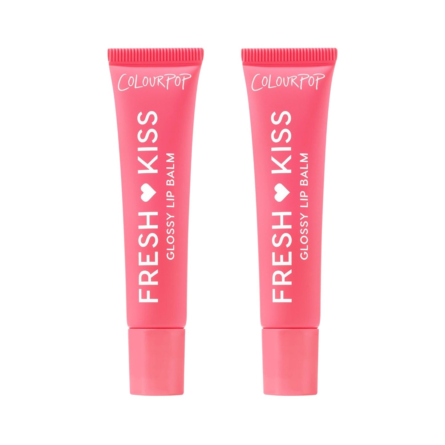 ColourPop Fresh Kiss Glossy Lip Balm - Hydrating Lip Care with Peptides, Hyaluronic Acid & Vitamin E | Watermelon Sugar 2-Pack