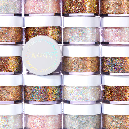 ColourPop Glitterally Obsessed Body Glitter Gel – Multi-Colored Sparkle (0.06 oz)