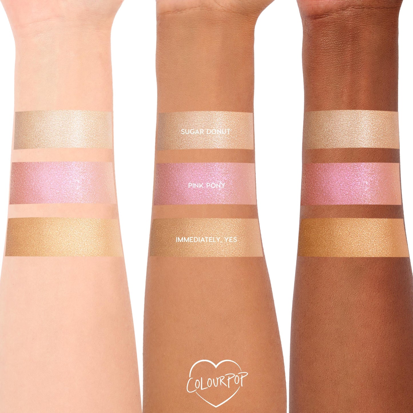 ColourPop Hi-Lite Dewy Liquid Highlighter – Sugar Donut, Ultra-Reflective Glow