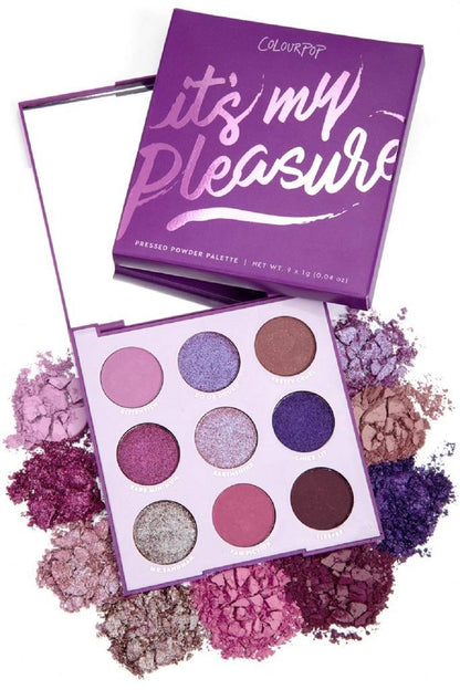 ColourPop Its My Pleasure Purple Eyeshadow Palette | Rich Jewel Tones & Metallic Finishes