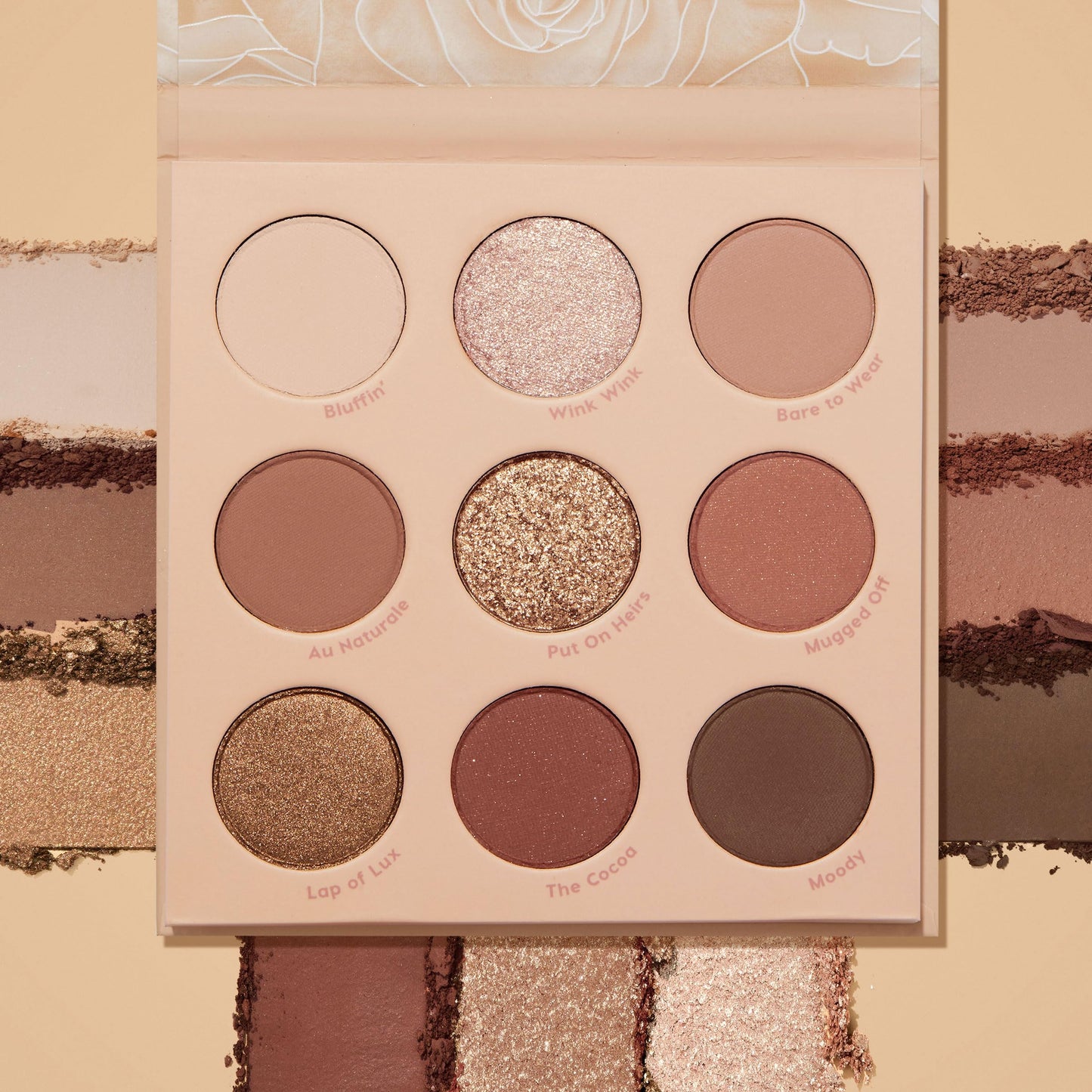 ColourPop Nude Mood Eyeshadow Palette – Brown & Copper Tones, Long-Wearing