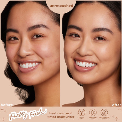 ColourPop Pretty Fresh Tinted Moisturizer – Hydrating Skin Tint (Light 8N)