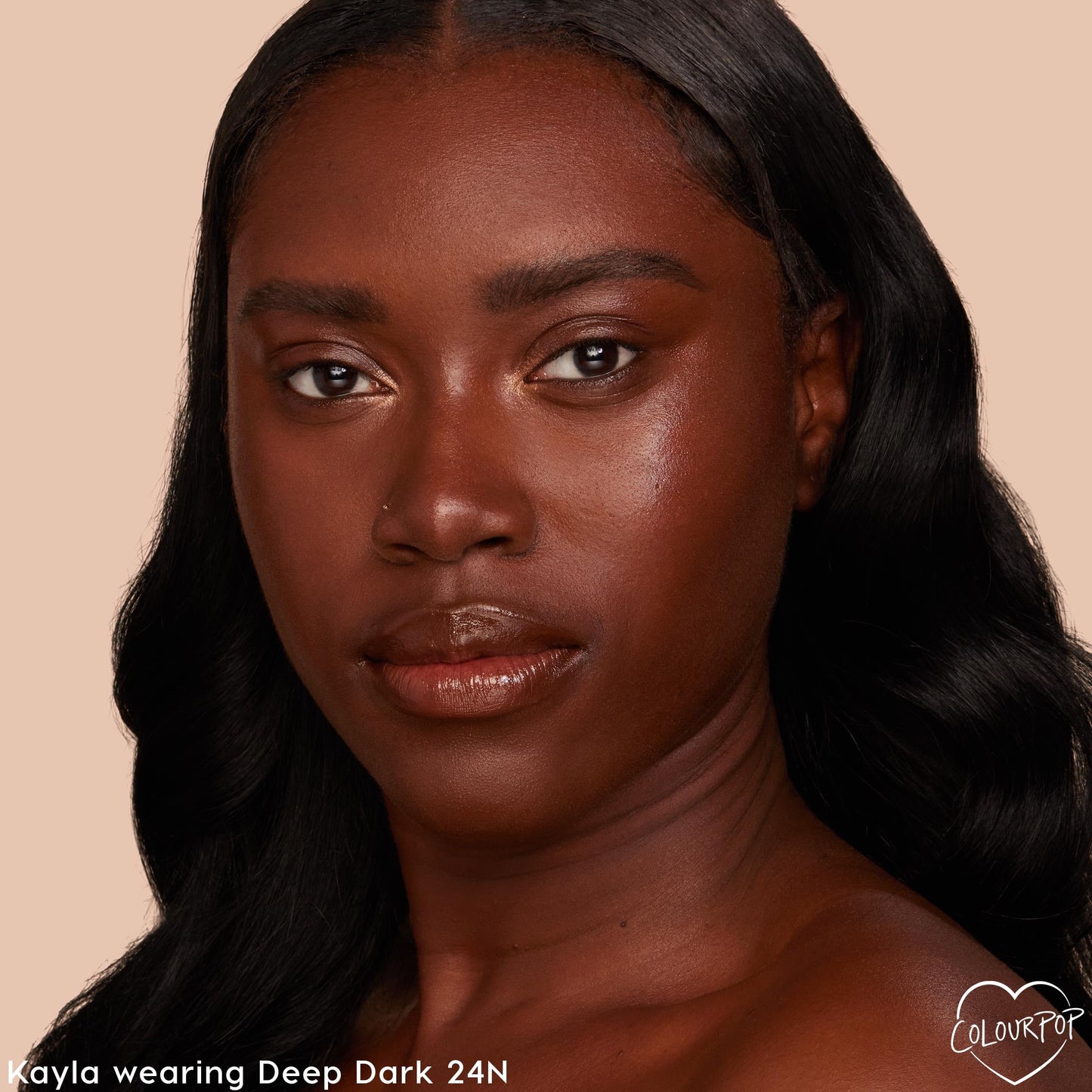 ColourPop Pretty Fresh Tinted Moisturizer Deep Dark 24N | Hydrating Skin Tint with Hyaluronic Acid & Coconut Water