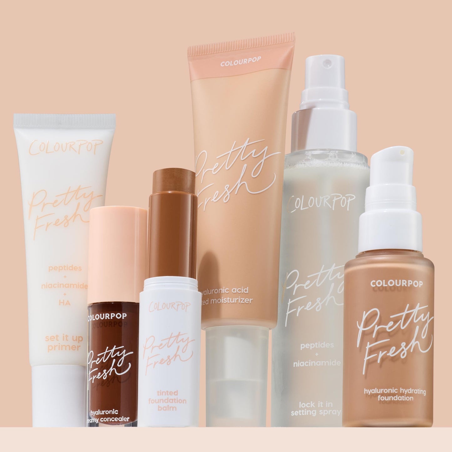ColourPop Pretty Fresh Tinted Moisturizer - Hydrating Skin Tint with Hyaluronic Acid & Coconut Water (Medium 14W, 1.45 oz)