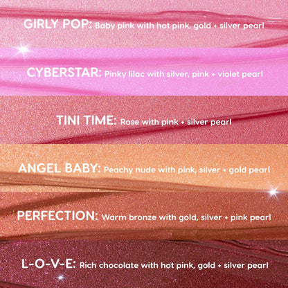 ColourPop So Juicy Plumping Lip Gloss Balm Cyberstar – Hydrating Pearl Finish, Buildable Color (0.07 oz)