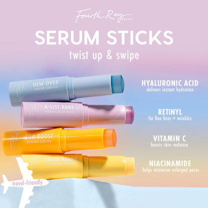 ColourPop Pore Refining Face Serum Stick — Travel-Ready Blurring Balm with Pineapple Extract