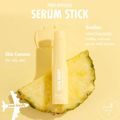 ColourPop Pore Refining Face Serum Stick — Travel-Ready Blurring Balm with Pineapple Extract