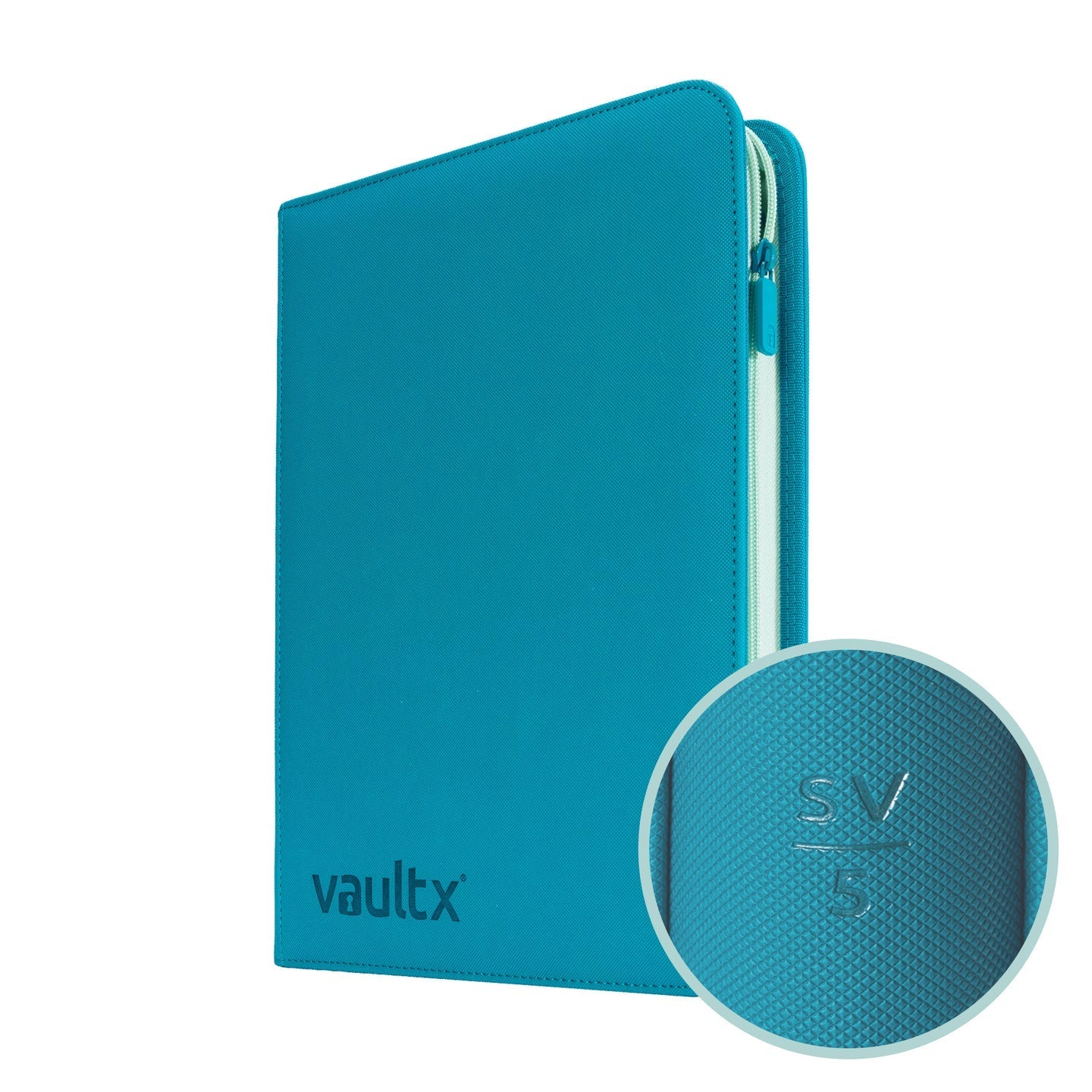 VaultX Scarlet & Violet 5 Exo-Tec® Zip Binder - 9 Pocket