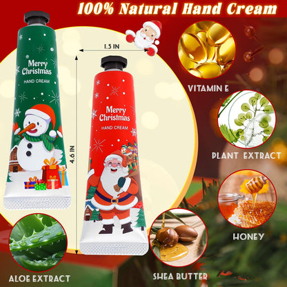 Comdian Christmas Hand Cream Set – 10 Pack Travel Size Moisturizers for Women