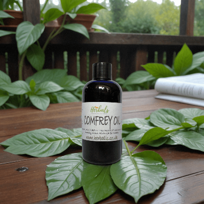 Pure Comfrey Oil | Leaf-Infused | Handmade in North Yorkshire | 100ml – 1 Litre