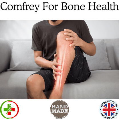 Safe Leaf-Only Comfrey Ointment | Traditional "Knitbone" Support (60ml, 120ml, 200ml)