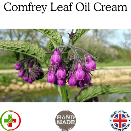 Safe Leaf-Only Comfrey Ointment | Traditional "Knitbone" Support (60ml, 120ml, 200ml)