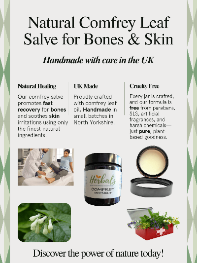Comfrey Cream & Ointment UK | Natural Joint Pain & Arthritis Relief (Knitbone)