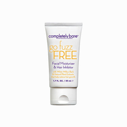 Completely Bare go fuzz FREE Face Moisturizer & Hair Inhibitor - Anti-Aging & Hair Minimizers