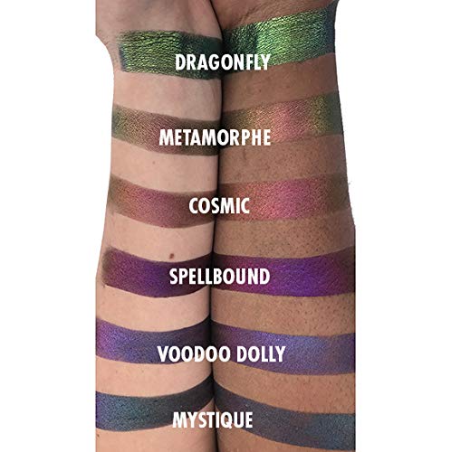 Concrete Minerals MultiChrome Dragonfly Eyeshadow – Color Shifting, Long-Lasting, Vegan & Cruelty-Free