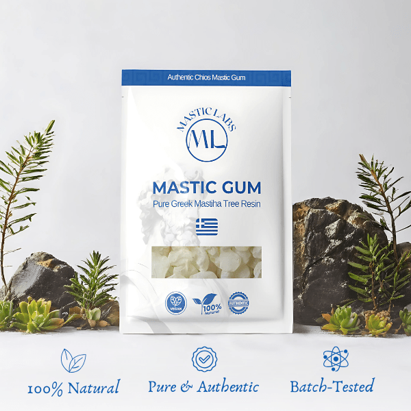 Pure Greek Chios Mastic Gum (Pistacia Lentiscus) - Large Tears