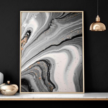 Contemporary art for living room | set of 3 wall art prints