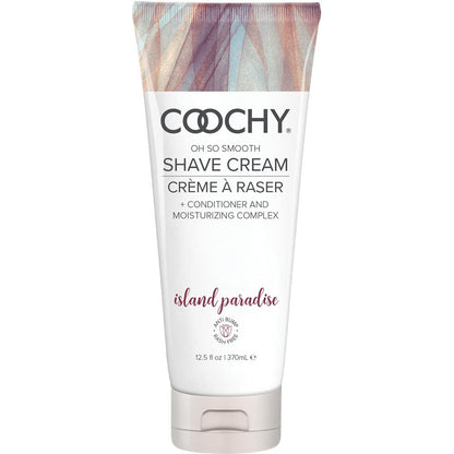 Coochy Shave Cream – Moisturizing Shaving Lotion for Gentle Intimate Shaving | Island Paradise, 12.5 oz