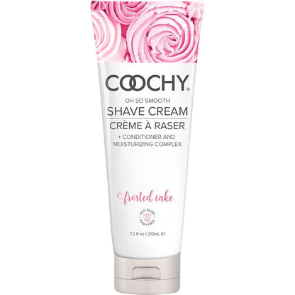 Coochy Shave Cream – Moisturizing Shave Lotion for Bikini, Underarms & More | Frosted Cake 7.2 oz