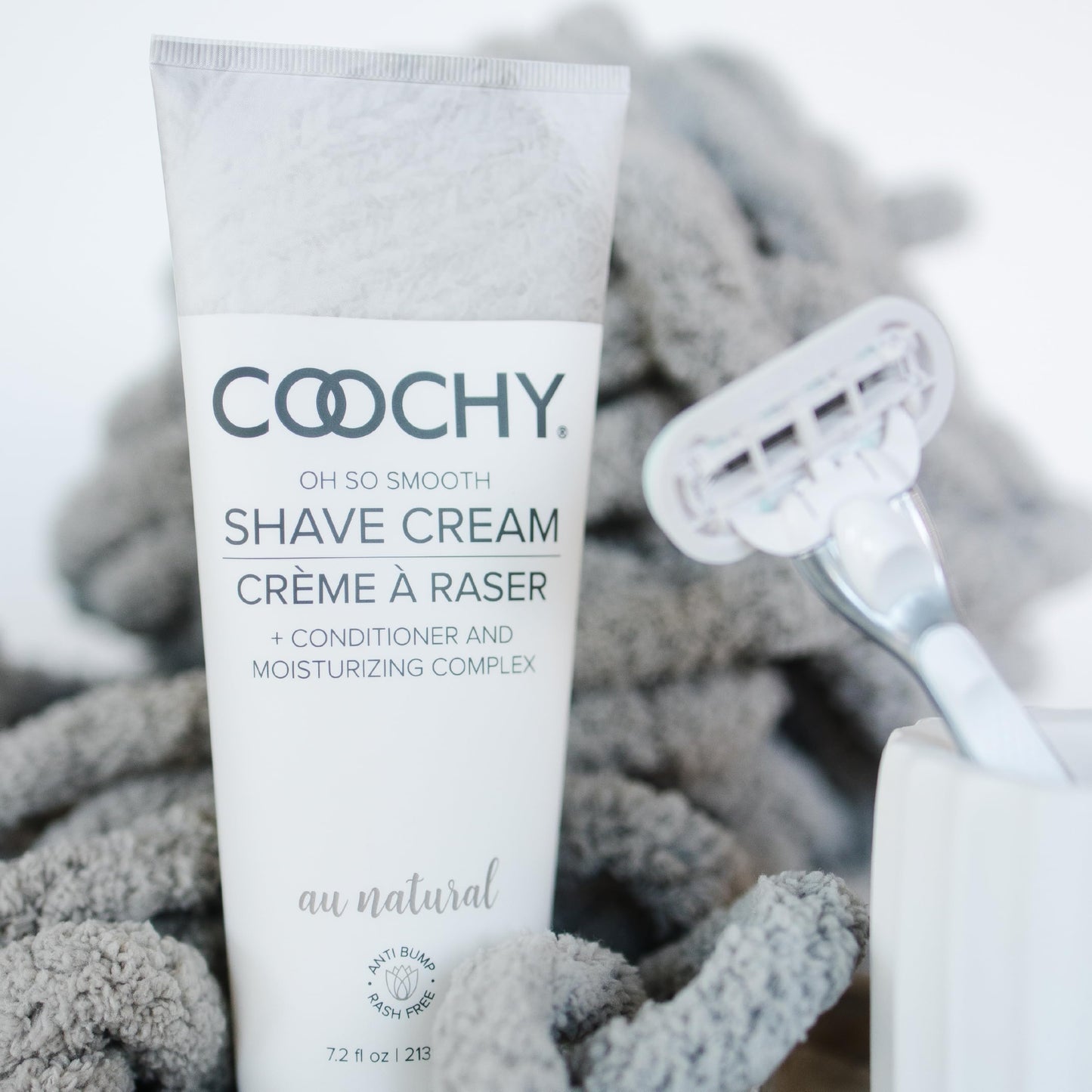 Coochy Shave Cream - Moisturizing Shave Lotion for Bikini, Underarms, Legs | Hydrating, Rash-Free Formula - 32 oz