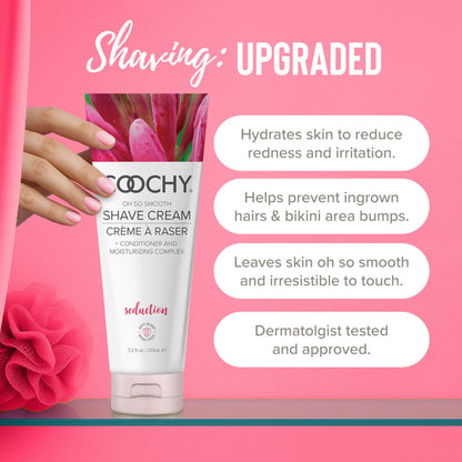 Coochy Shave Cream – Moisturizing Shaving Lotion for Bikini, Underarms & Legs | 12.5 oz