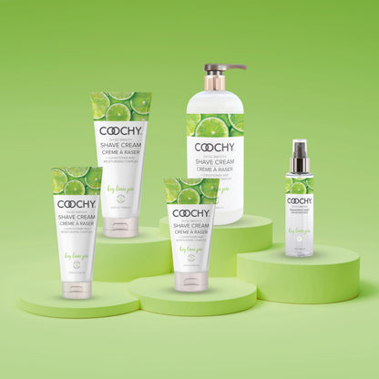 Coochy Shave Cream – Moisturizing Shave Lotion with Key Lime Pie Scent | Rash-Free Hydration