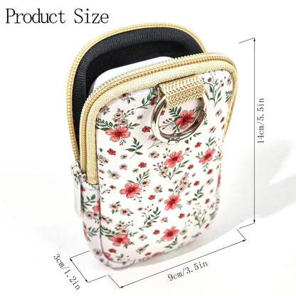 COOKOOKY 2 Pack Hand Sanitizer Case — Travel-Ready Mini Pouches for Touchland Bottles