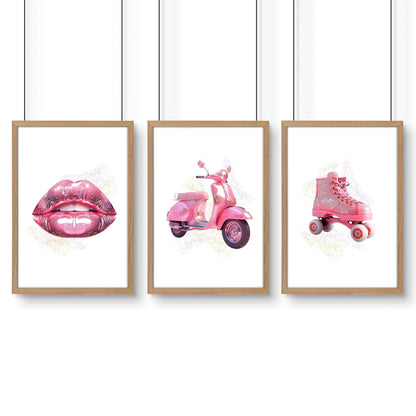 Cool Posters For Bedroom | Set of 3 Pop Wall art Prints