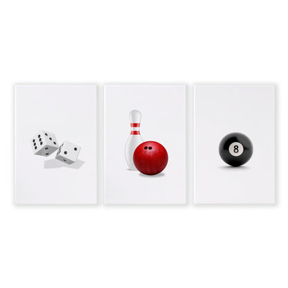 Cool Wall Art | Set of 3 Pop Wall art Prints