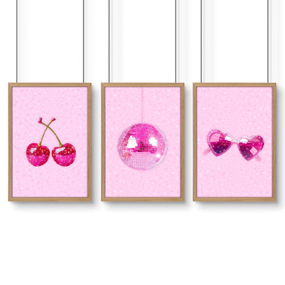 Cool Wall Decor For Teens | Set of 3 Pop Wall art Prints