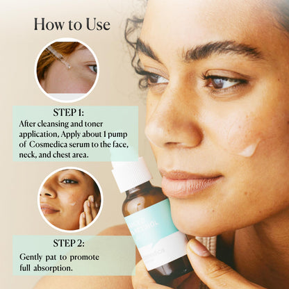 Cosmedica Skincare Advanced 2.5% Retinol Serum – Green Tea, Hyaluronic Acid & Vitamin E, 1oz