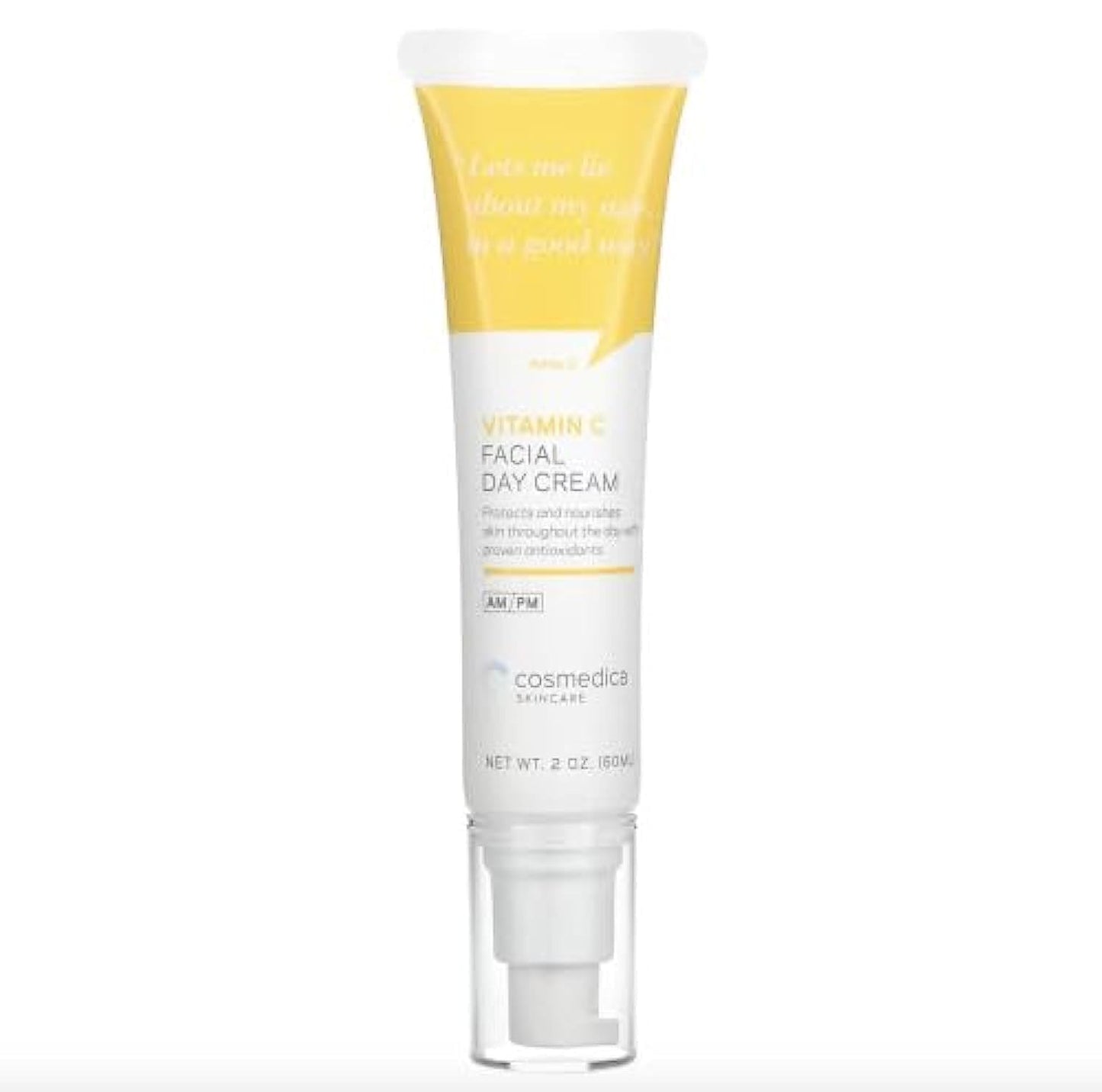 Cosmedica Skincare Vitamin C Facial Moisturizer – 15% Vitamin C Day Cream (2 oz) – Vegan & Cruelty-Free