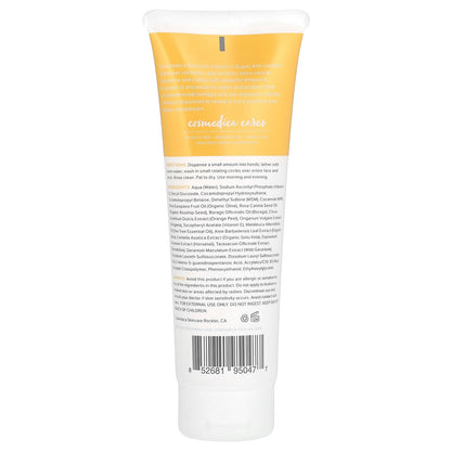 Cosmedica Skincare Vitamin C Facial Cleanser – Gentle 4 oz for Radiant Skin